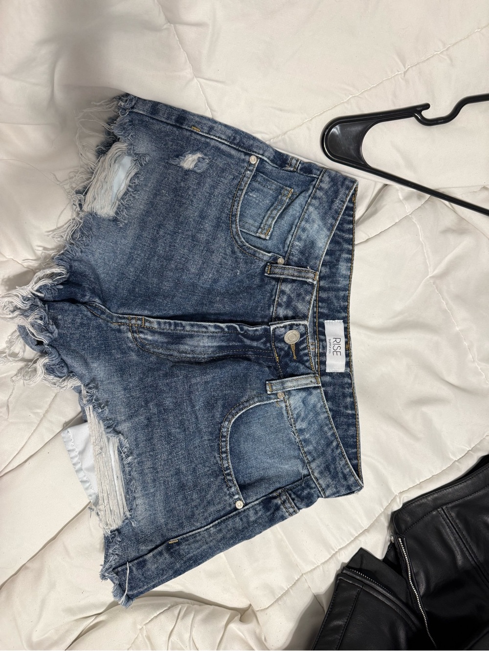 Denim Distressed Blue Women’s Shorts